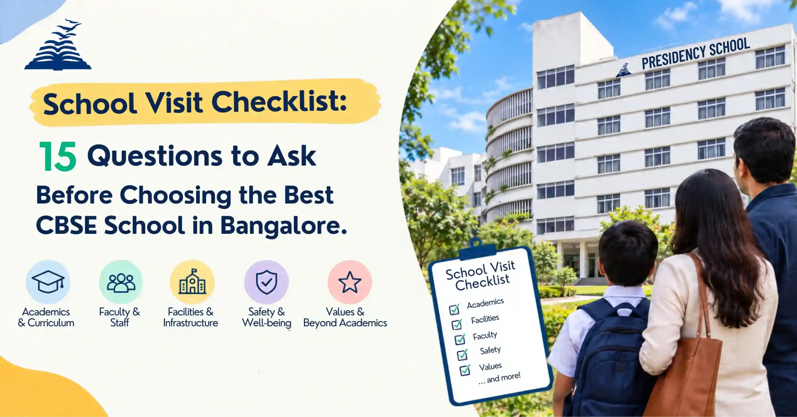 School Visit Checklist: 15 Questions to Ask Before Choosing the Best CBSE School in Bangalore- Presidency School Bangalore East.